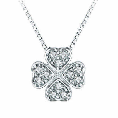 Magnetic Silver Flower Pendent